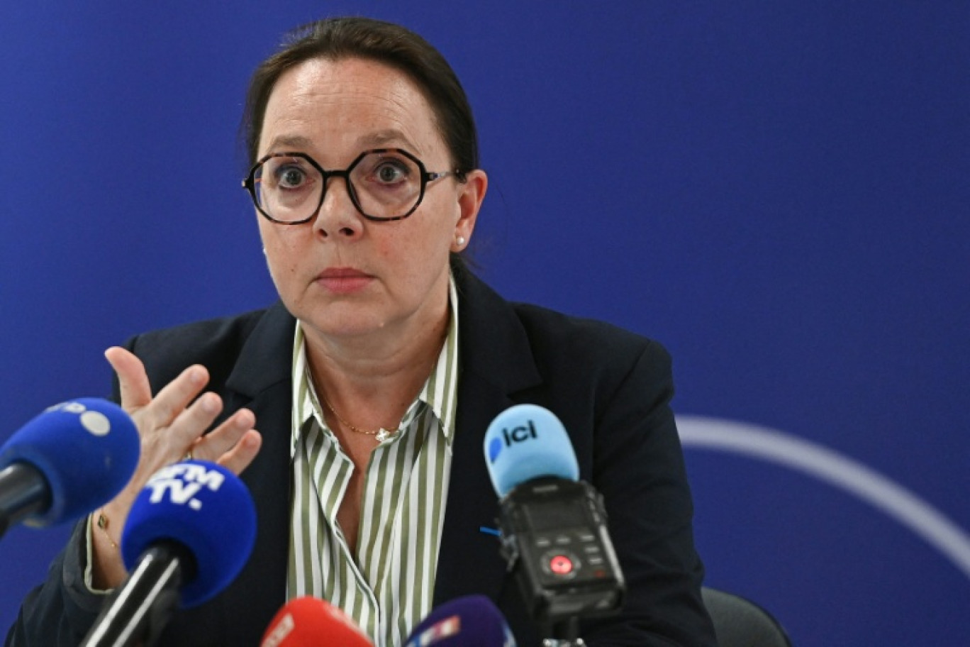 La procureure de Nîmes Cécile Gensac à Nîmes le 2 mai 2025 © SYLVAIN THOMAS