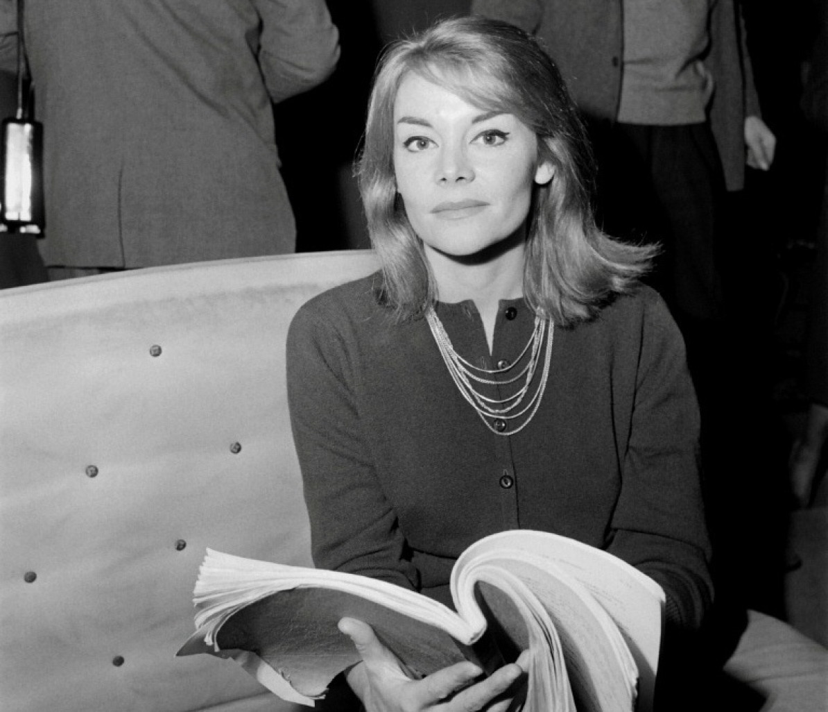 L'actrice Françoise Brion lors de la répétition de la pièce "Un château en Suède" de Françoise Sagan au Théâtre du Gymnase à Paris le 29 janvier 1960 © -