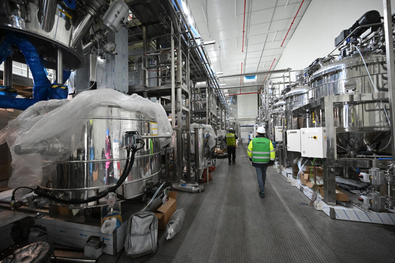 La gigafactory ACC, à Billy-Berclau. © AFP