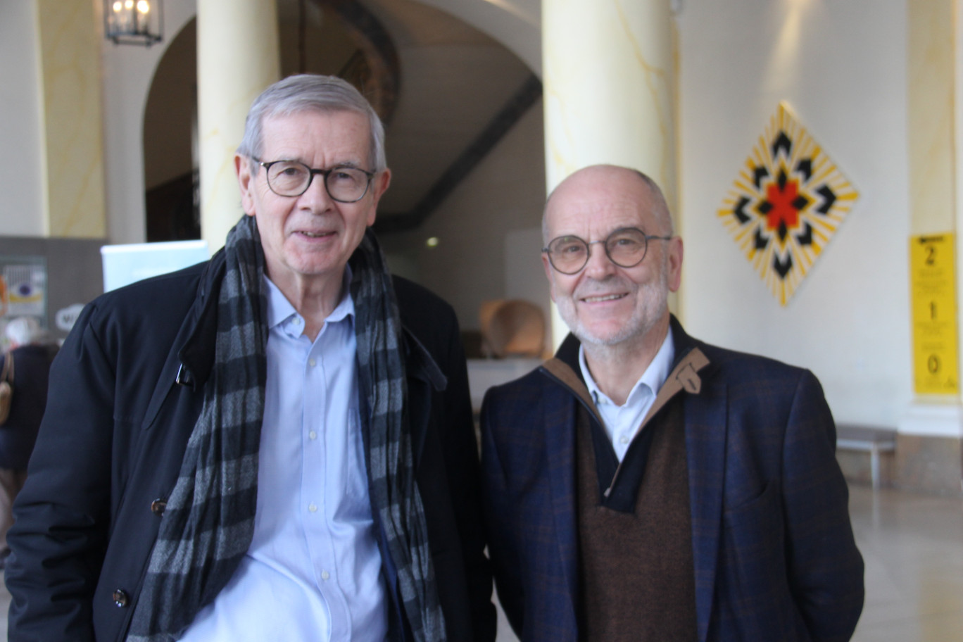 © Emmanuel Varrier. Philippe Varin, président national de l’association C’Possible était à Nancy au Musée des Beaux-Arts  le 1er décembre lors d’une visite pour des élèves de lycées professionnels de la région. Une visite organisée par l’antenne Grand Est et animée par son délégué régional, Denis Heftre.