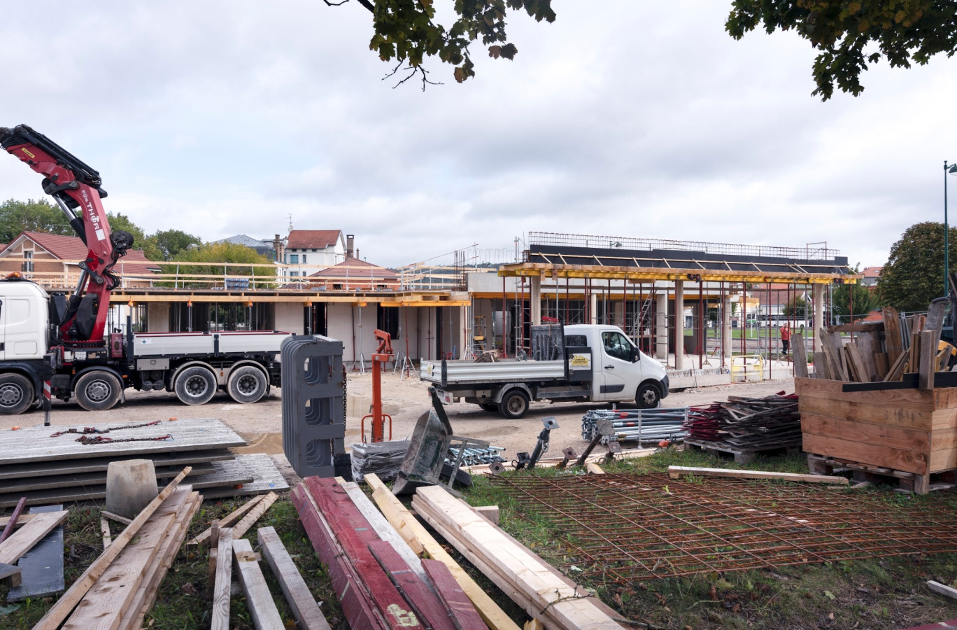 © Laurence Deleau - Les travaux de construction du futur hôtel de Verdun, face à l’Aquadrome se poursuivent