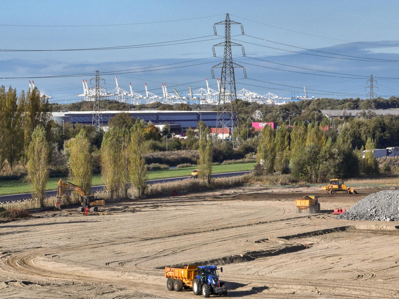 Les travaux, amorcés en septembre 2025 avec la construction du poste de Noroit, à Sandouville, se poursuivront jusqu’en 2029. © Arpanum