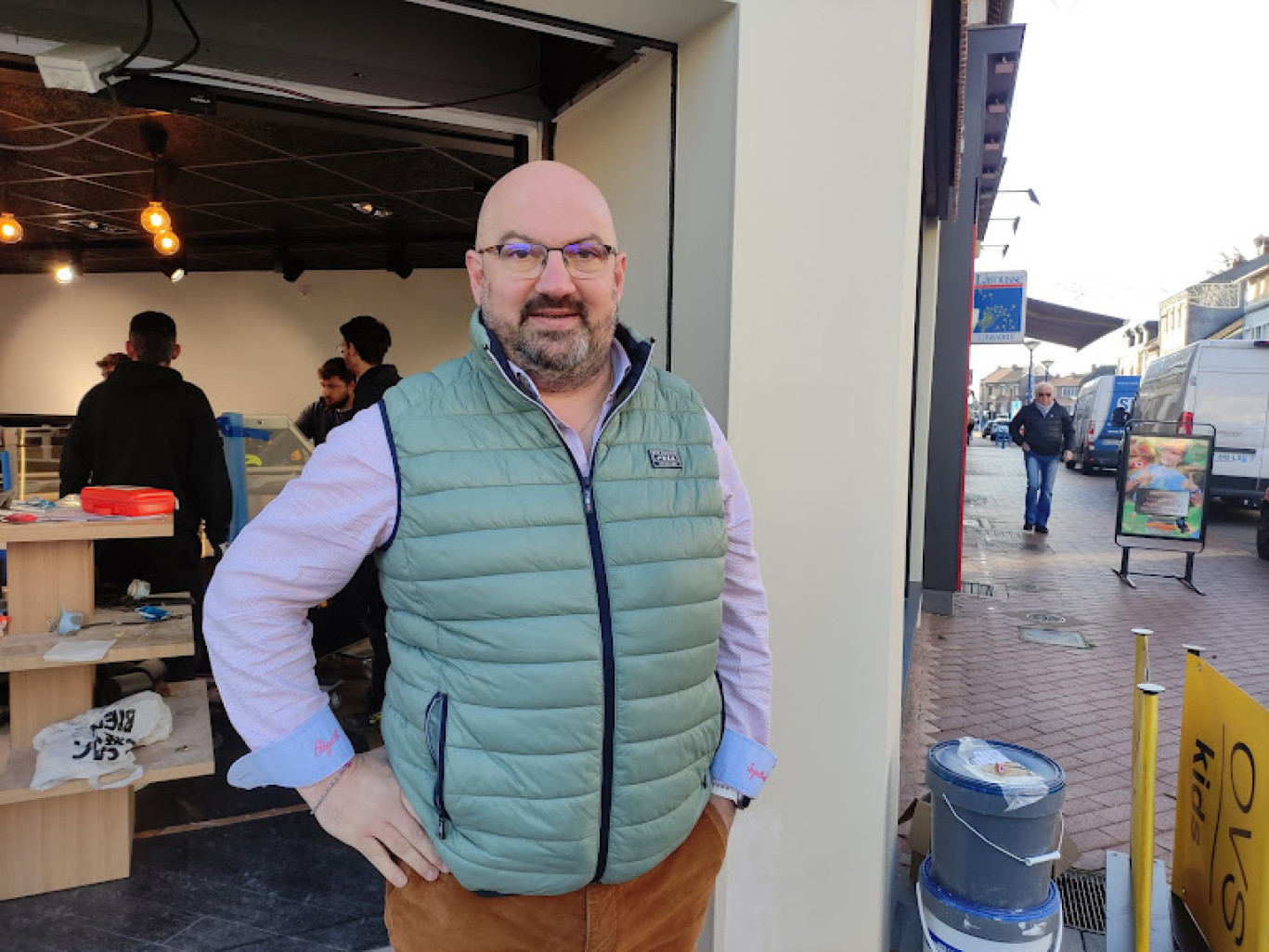 Vincent Lampuré a ouvert sa fromagerie le 13 novembre.