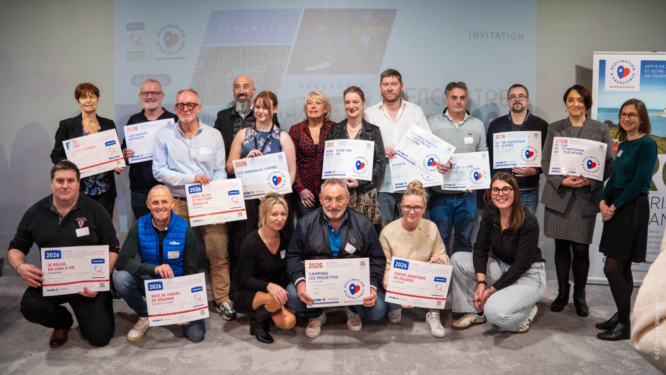 Plus de 240 établissements normands ont obtenu le label Destination d'excellence. 