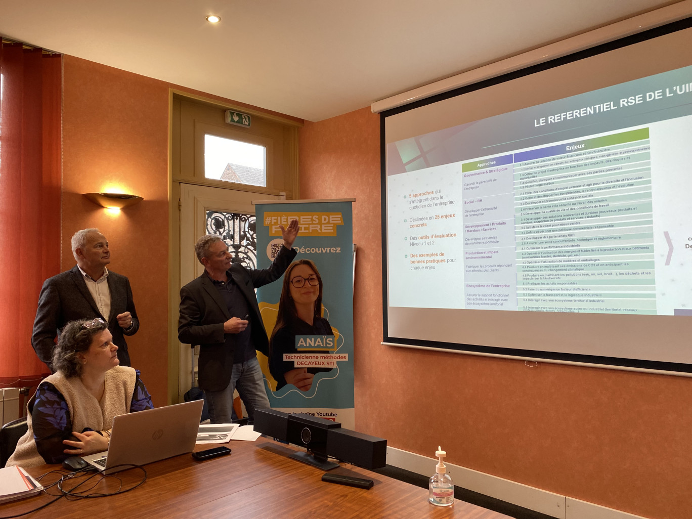 Dominique Catteau, Stéphane Decayeux et Stanislas Renahi. 