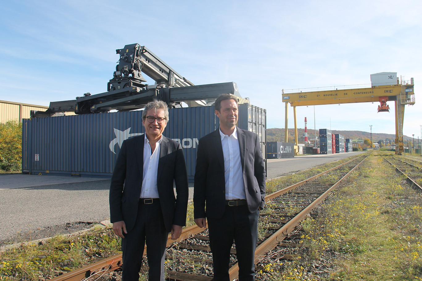 © Emmanuel Varrier. Le Groupe Vigneron, dirigé par Quentin Giordano (à droite) vient d’entrer au capital de la SE3M gérée par la CCI Grand Nancy Métropole Meurthe-et-Moselle présidée par François Pélissier