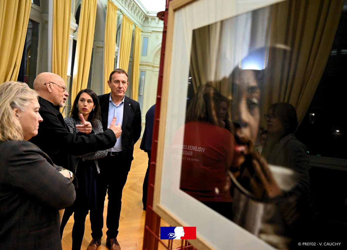 L'exposition a été inaugurée à l'hôtel de ville de Laon. (c) préfecture de l'Aisne