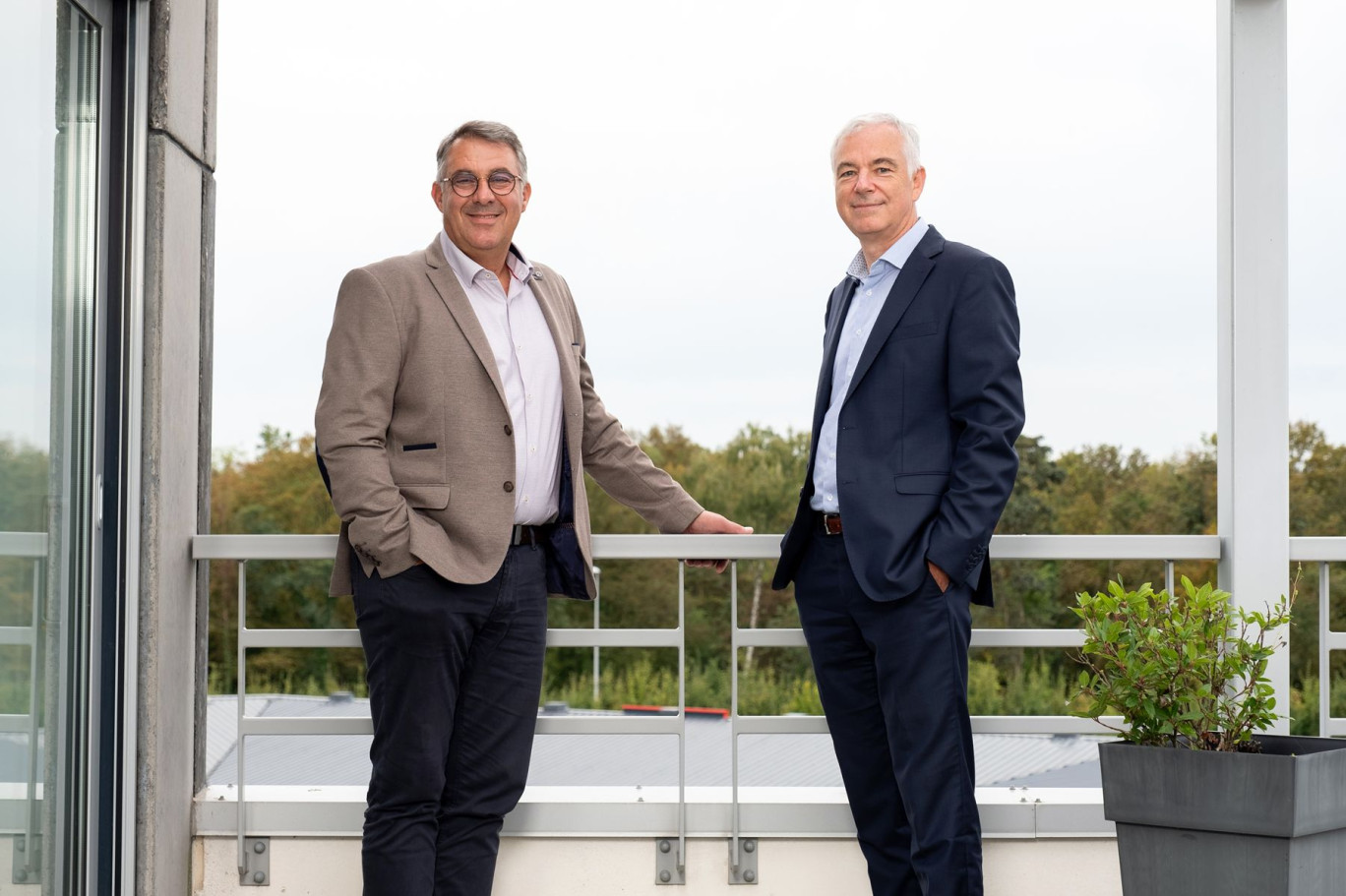 David Saelens, président de Noriap et Damien François, le directeur général. © Cyrille Struy