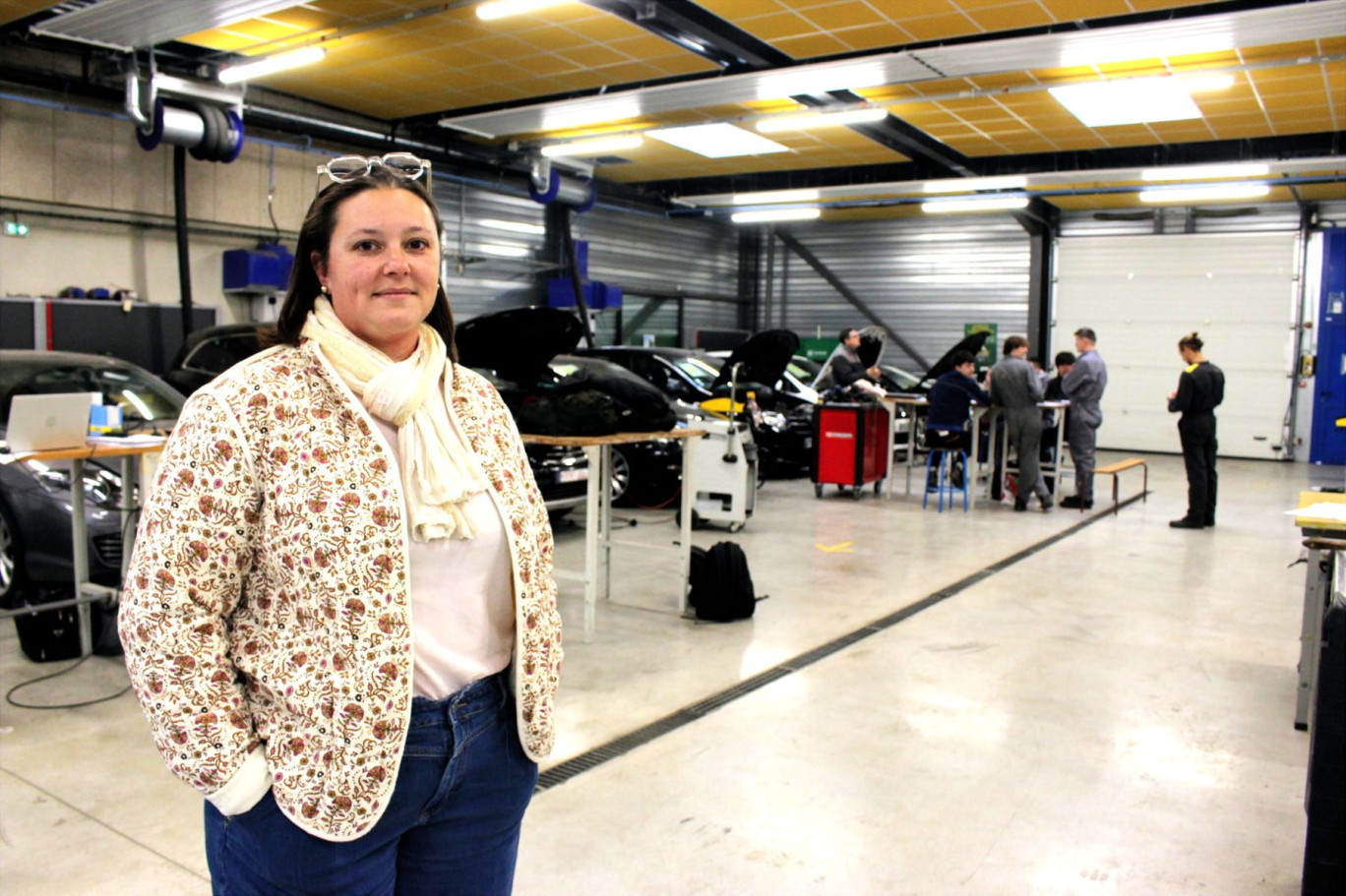 Hélène Ripoll, ici au centre CMA Formation d'Amiens, le deuxième centre de formation le plus important des Hauts-de-France.