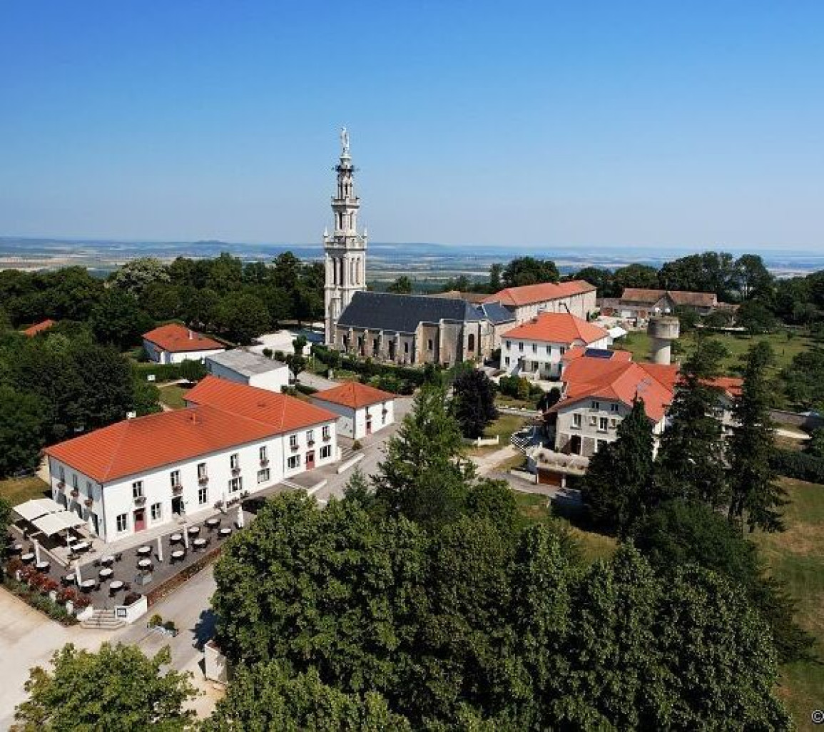 La Cité des paysages, sur la colline de Sion, vue du ciel. © GBERGER-CD54.