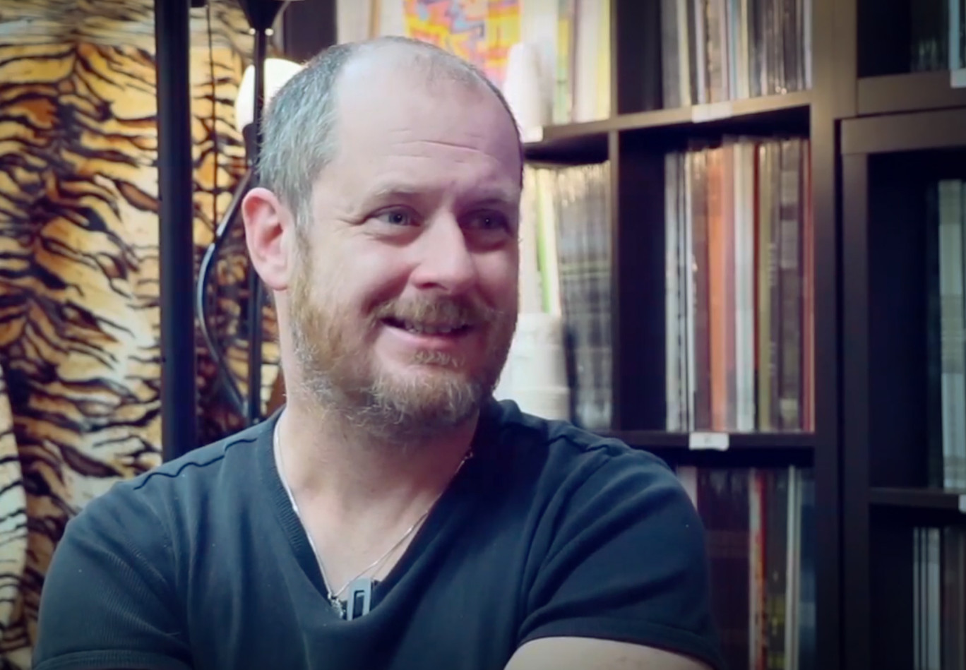 © M. Vinyl/Youtube. Médéric Kéblé, fondateur de La Face cachée et disquaire à Metz.