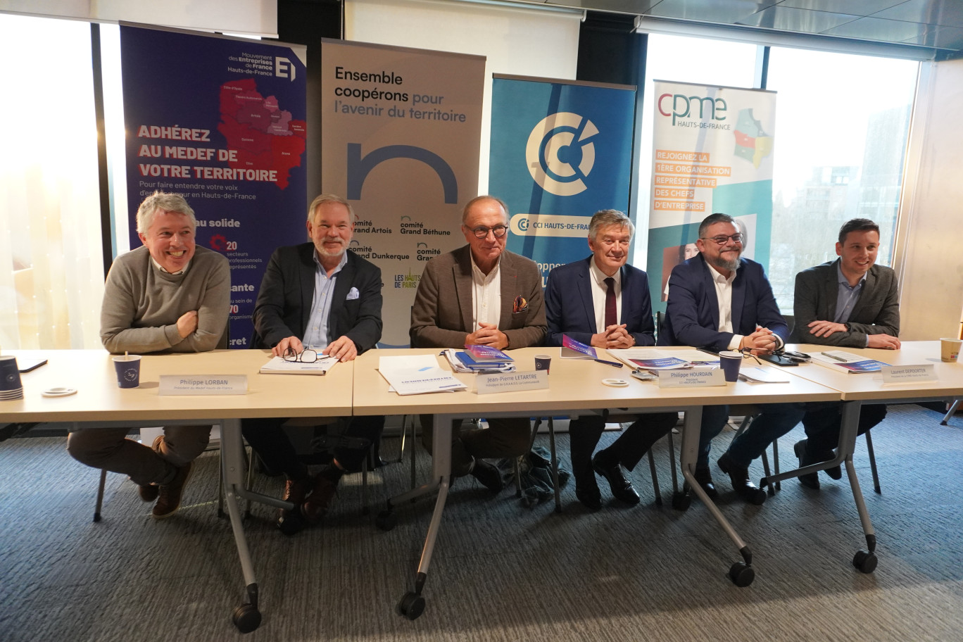 Ce 16 janvier à Lille, les représentants des entreprises et des organisations économiques de la région ont alerté sur l’impact des embouteillages sur l’économie et les déplacements du quotidien. © Aletheia Press / L. Péron Vranesic