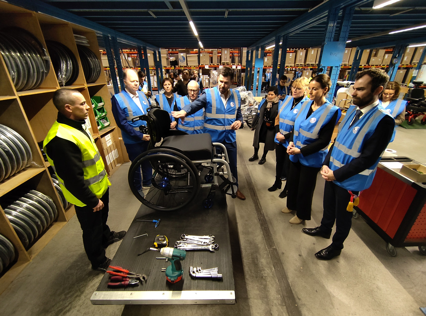 En tout, l'entreprise Vermeiren propose 170 lignes différentes de produits d'aide à la mobilité, allant du lit médical au fauteuil de repos. © AletheiaPress/A. Stoerkler