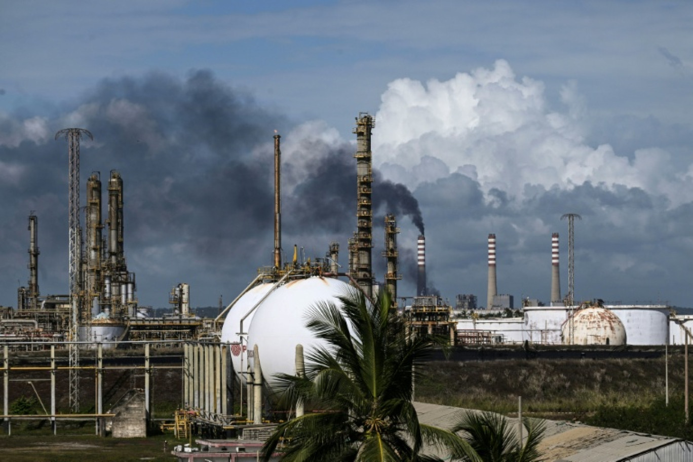 La raffinerie El Palito à Puerto Cabello, dans l'État de Carabobo, le 22 janvier 2026 au Venezuela © Ronaldo SCHEMIDT