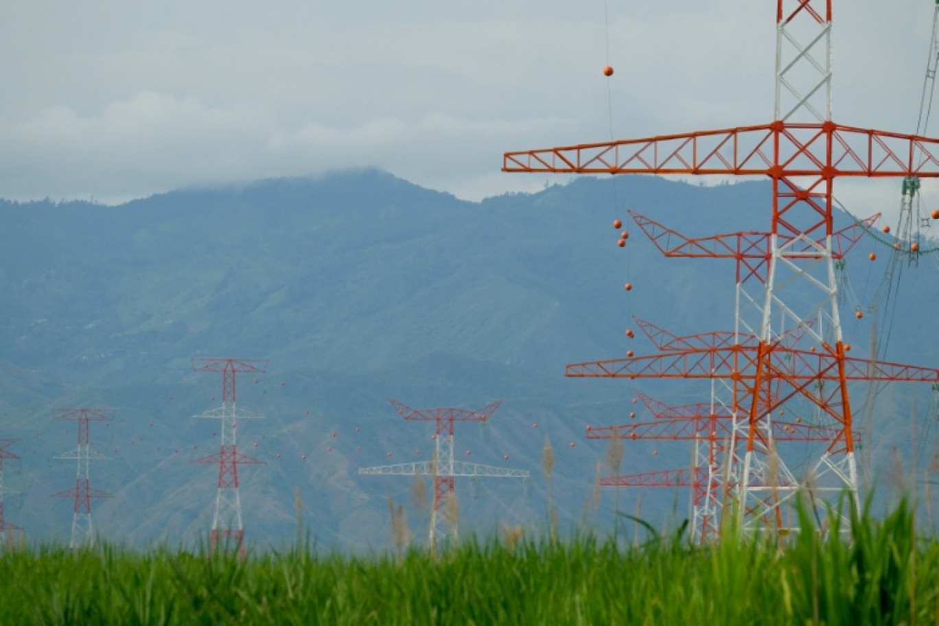 Des lignes électriques à Yumbo, Colombie, le 21 janvier 2026 © Joaquín Sarmiento