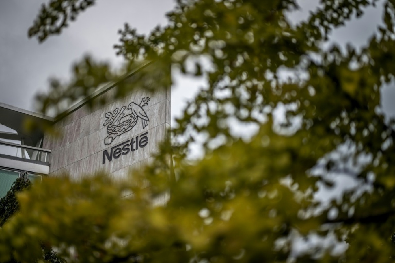 Le siège du géant suisse de l'alimentation Nestlé à Vevey, dans l'ouest de la Suisse © Fabrice COFFRINI