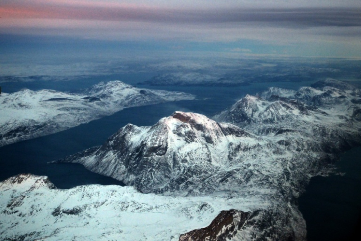 Vue aérienne de l'ouest du Groenland, le 25 janvier 2026 © INA FASSBENDER