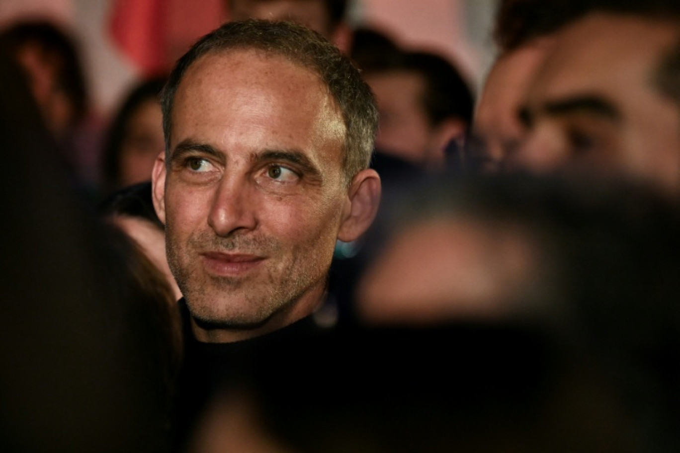 Raphaël Glucksmann à Paris le 14 janvier 2026 © Martin LELIEVRE