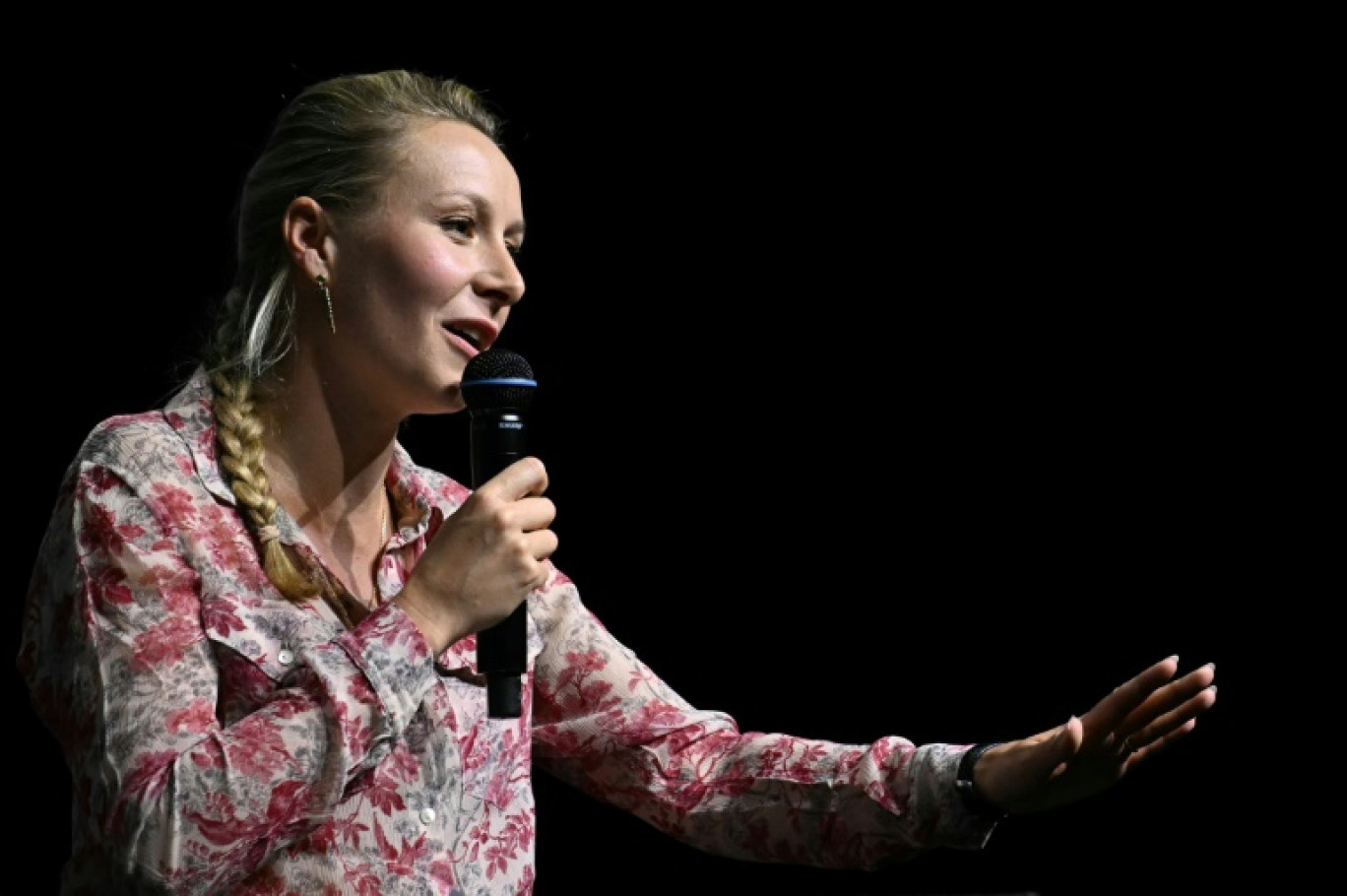 Marion Maréchal, le 24 juin 2025 à Paris © Julie SEBADELHA