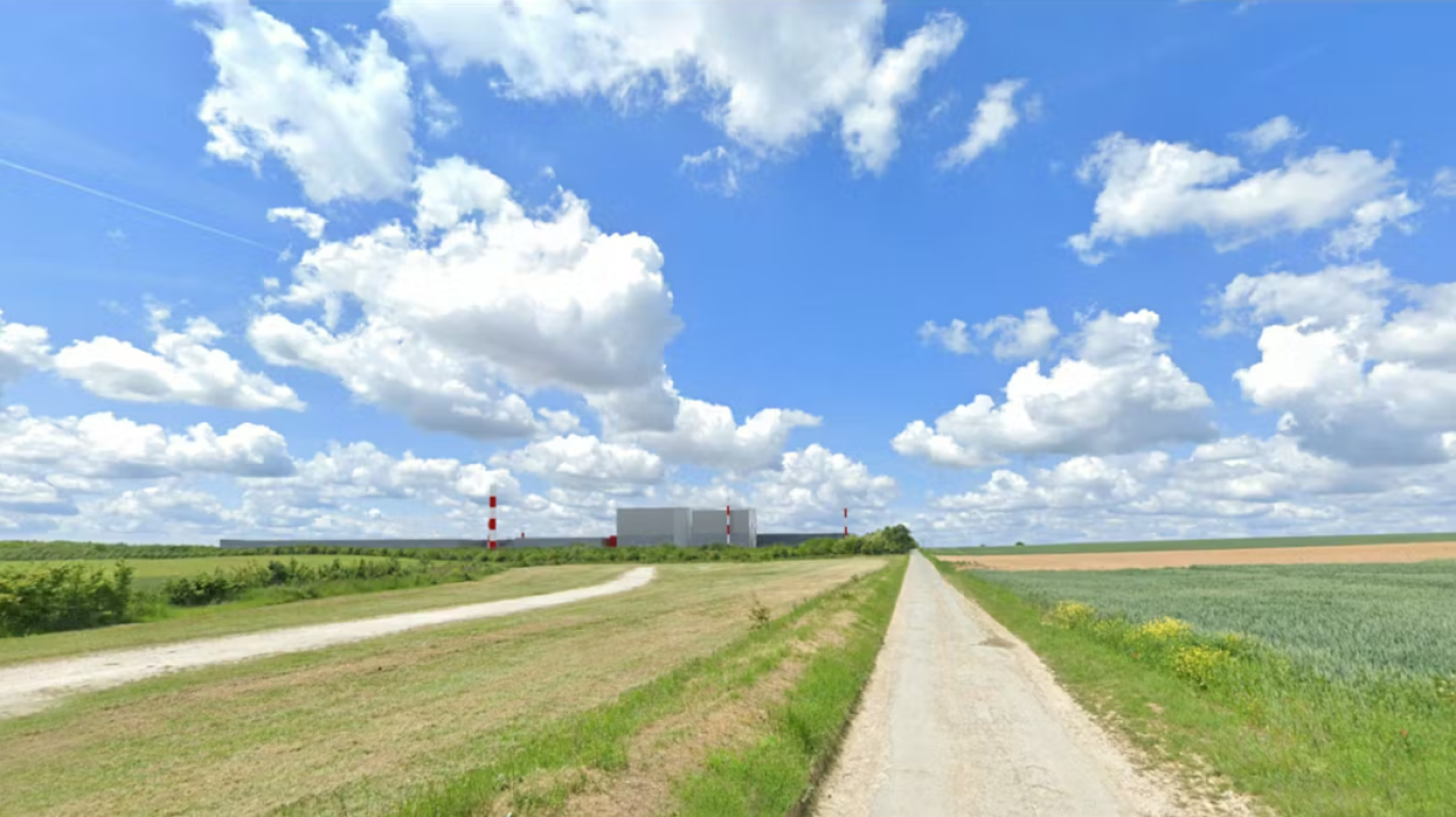 Une vue de la future usine. (c) Rockwool