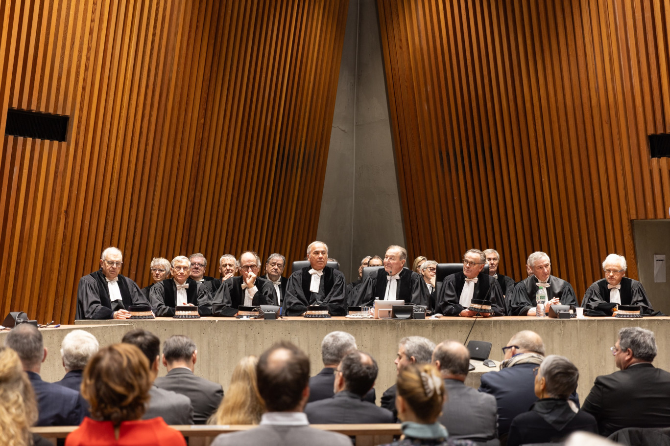 Le 10 janvier dernier, l'audience solennelle du tribunal de commerce de Lille a dressé le bilan de l'année écoulée. © Lena Heleta