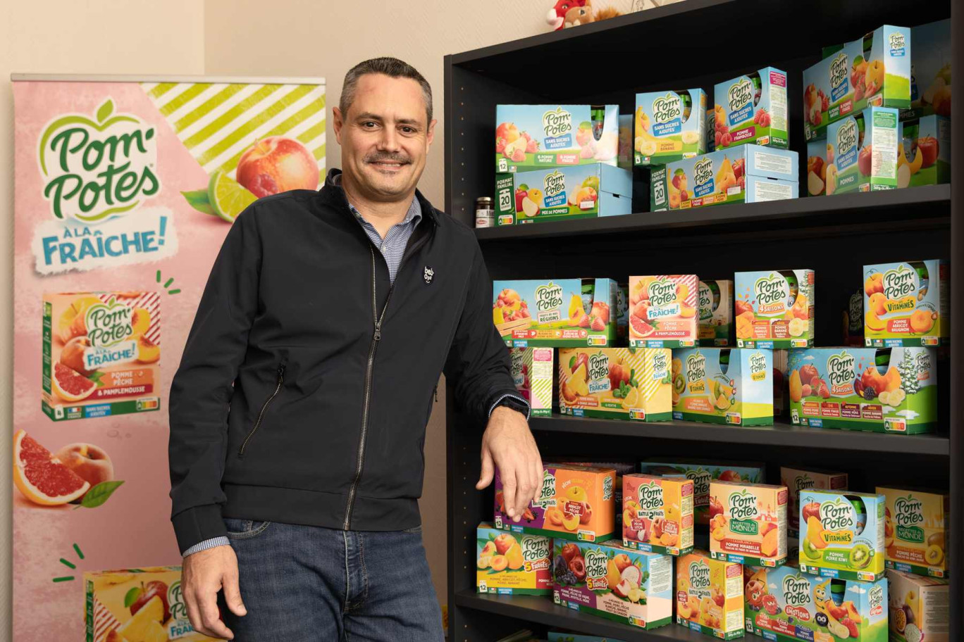 Vincent Duvnjak est le directeur de l'usine Materne à Boué. (c) Marie-Line Waroude