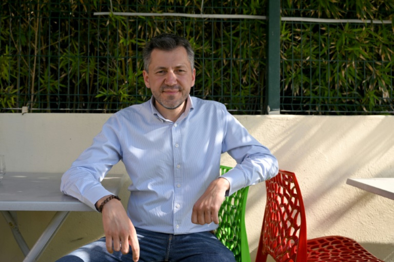Le candidat d'extrême droite à la mairie de Marseille, Franck Allisio, le 23 mai 2022 à Marseille © Nicolas TUCAT