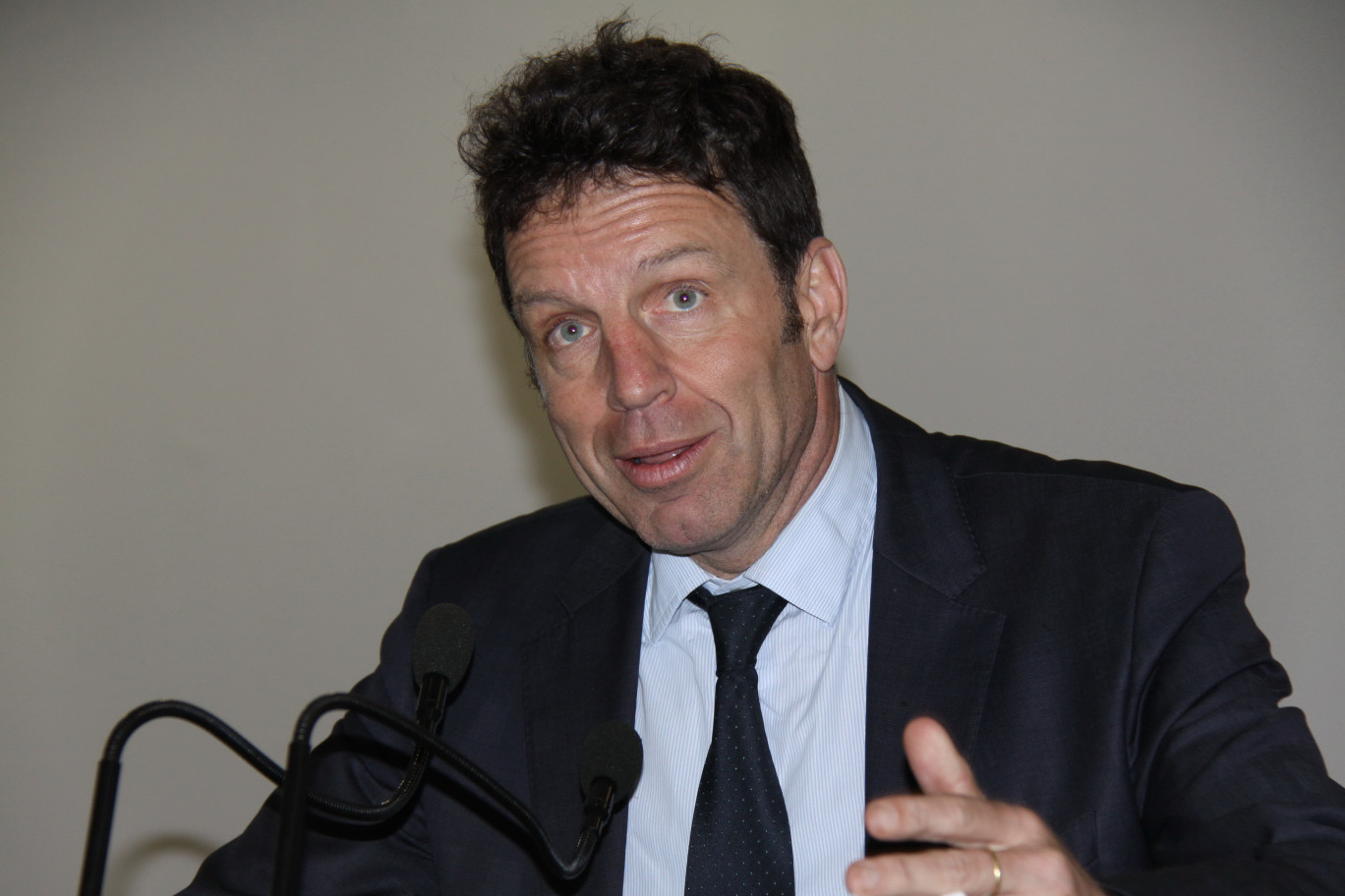 Geoffroy Roux de Bézieux a présenté avec passion ses convictions pour un Medef ouvert.