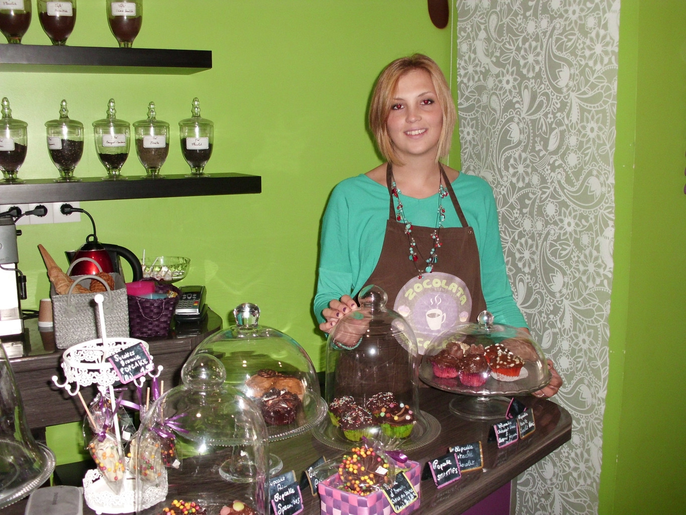 Angéline Strobbe a créé Zocolata Bar, un bar à chocolat à Lille. Son projet avait bénéficié d'un accompagnement dans le cadre du Clap...