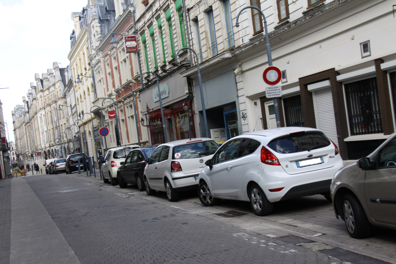 Une moyenne de 550 véhicules emprunte la rue des Balances chaque jour.