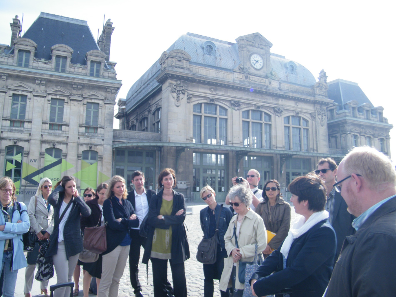 « Sur la place de la Gare de Saint-Omer, le 27 juin dernier ».