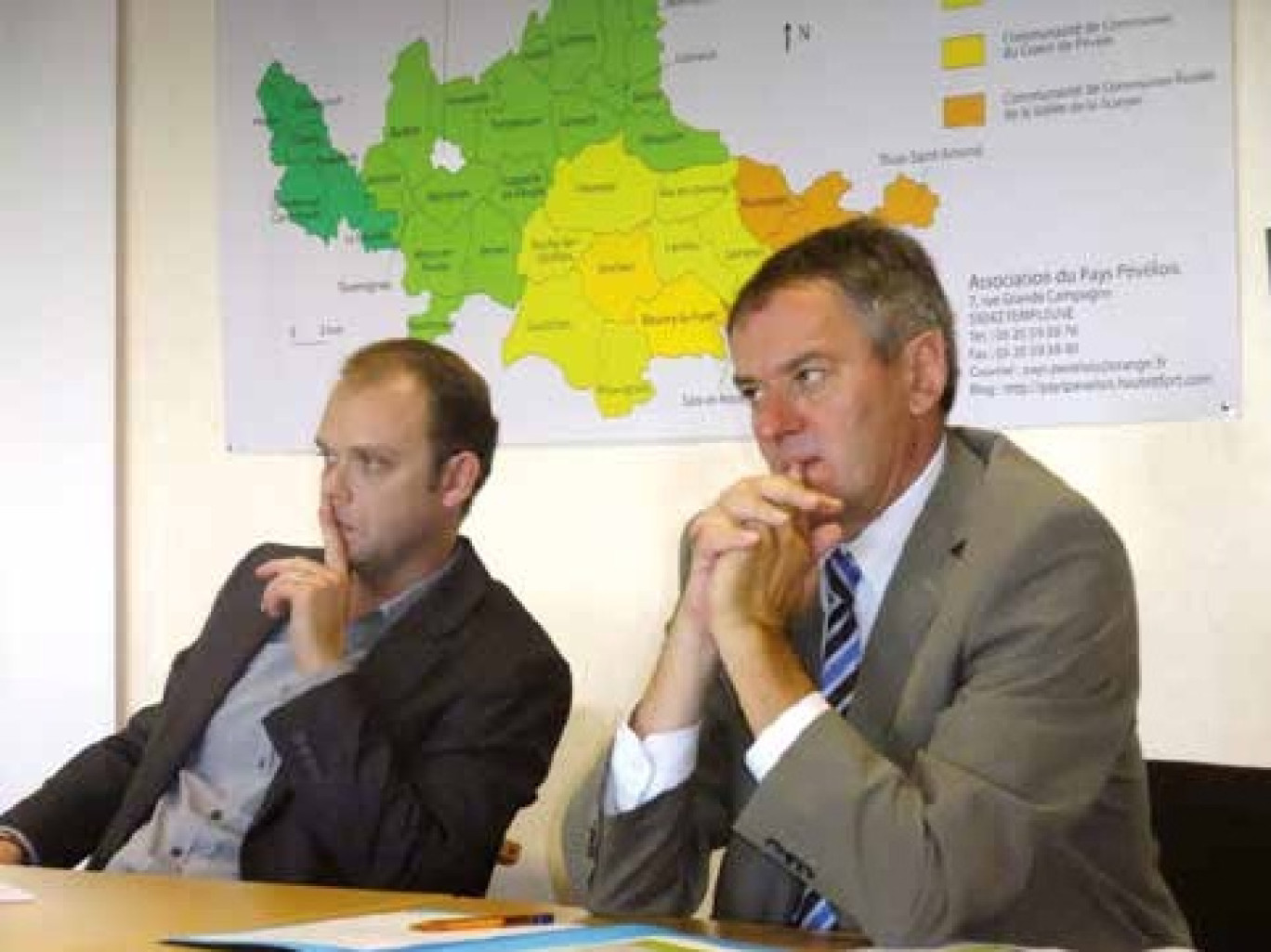 Jean-Luc Detavernier (à droite) sera-t-il l’éphémère président d’une éphémère intercommunalité rurale intégrée à LMCU ?