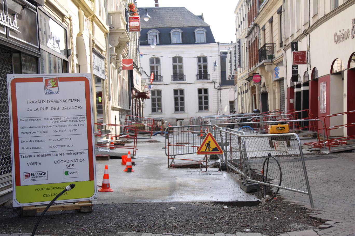 Les travaux se déroulent conformément au calendrier établi et l’accès aux commerces est préservé.