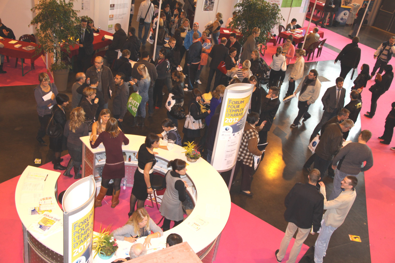 Le Forum pour l’emploi d’Arras 2012 avait permis de pourvoir 350 postes.