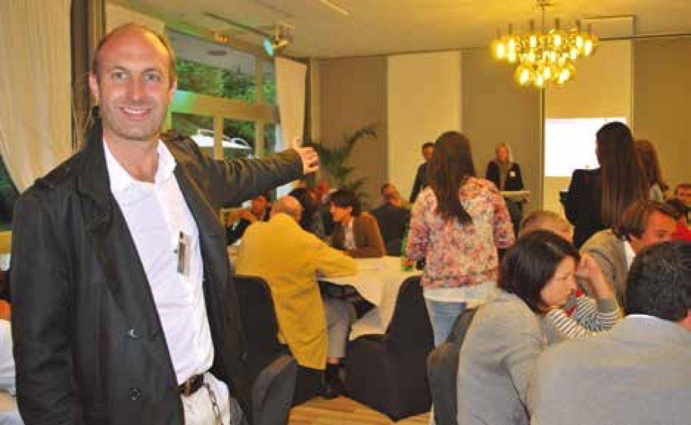 Jean-François Brément, président d’Alter Ego Amiens, lors de la soirée business