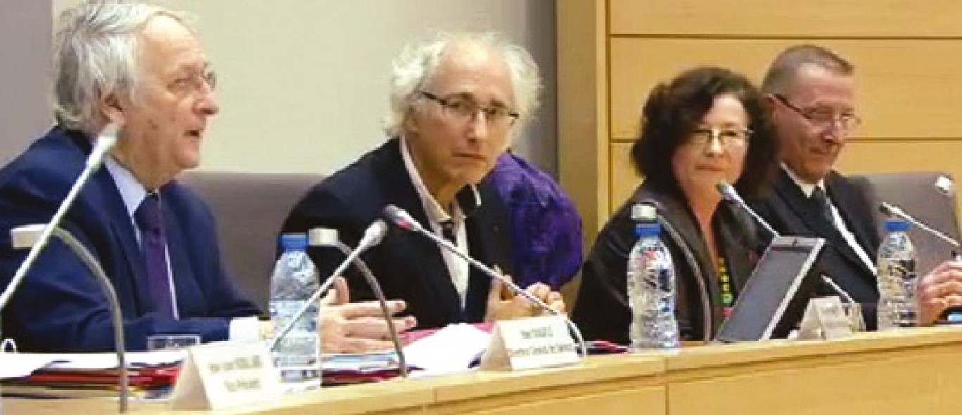 Lors de la séance plénière du Conseil régional du 17 décembre 2014.