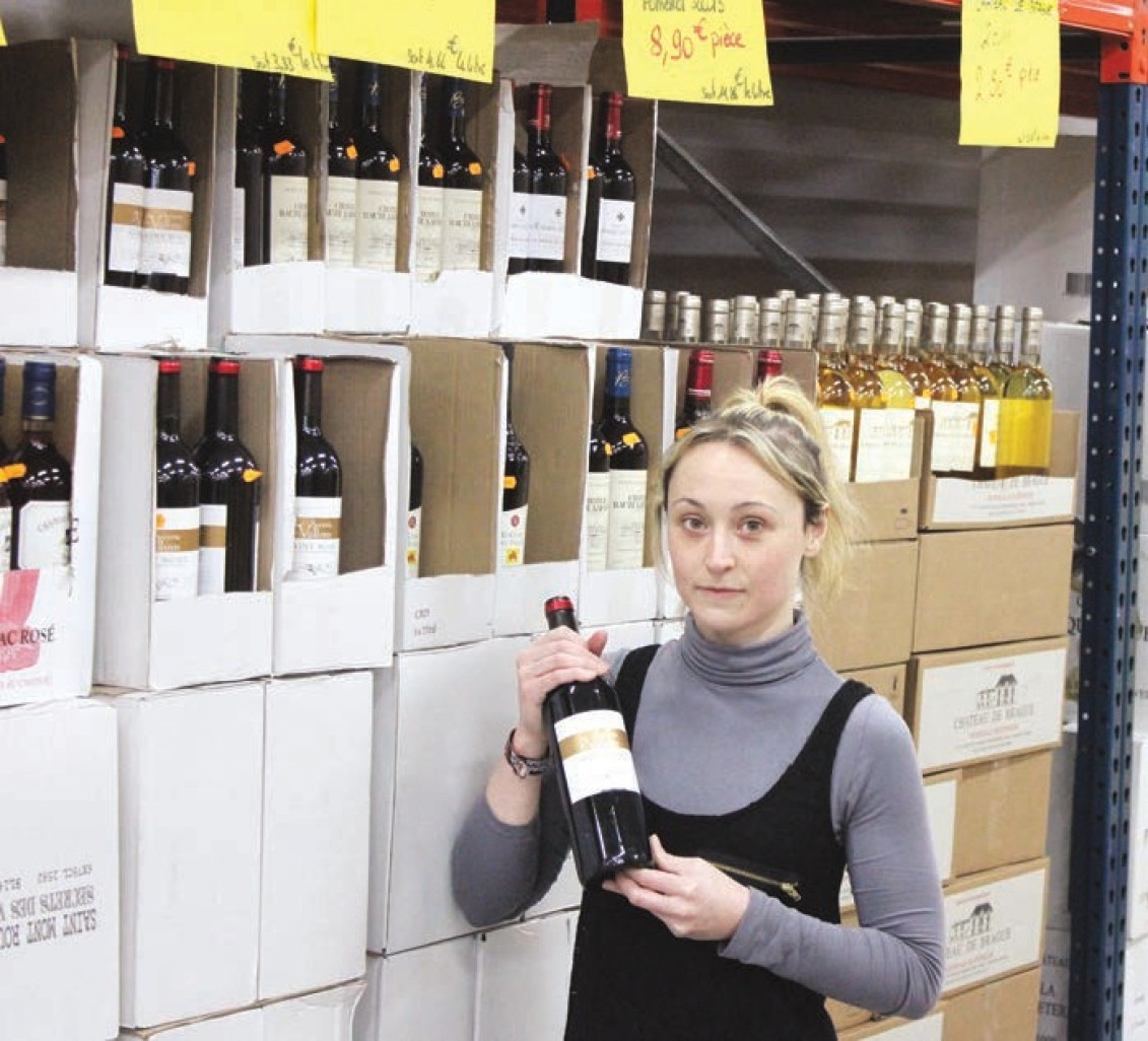 Le rayon vin est une des forces de l’enseigne.