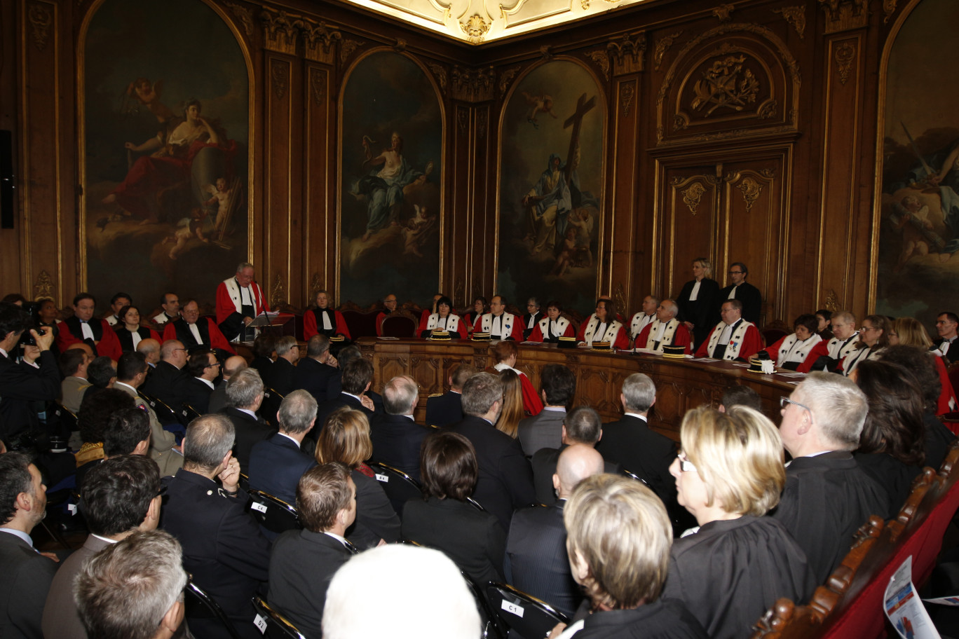 La Grand-Chambre du Parlement de Flandre de la Cour d’appel de Douai était comble, la rentrée solennelle est toujours un moment particulier pour les magistrats et l’ensemble des acteurs du droit.