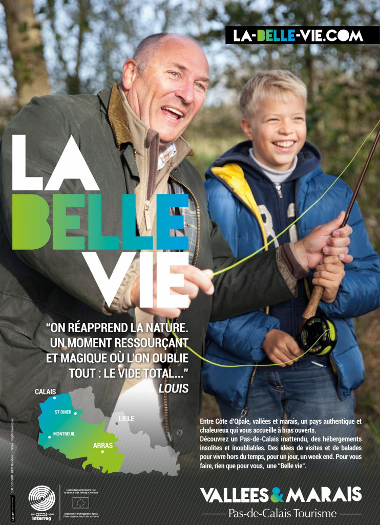 Un des nouveaux visuels diffusé dans le cadre de notre campagne d’affichage de Pas-de-Calais Tourisme.