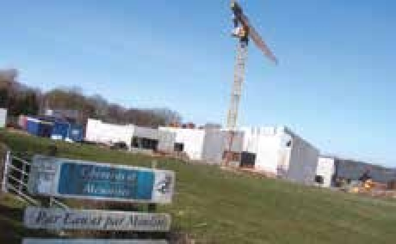 Une vue sur le chantier en mars 2015. La réception des travaux devrait intervenir en fin d’année.
