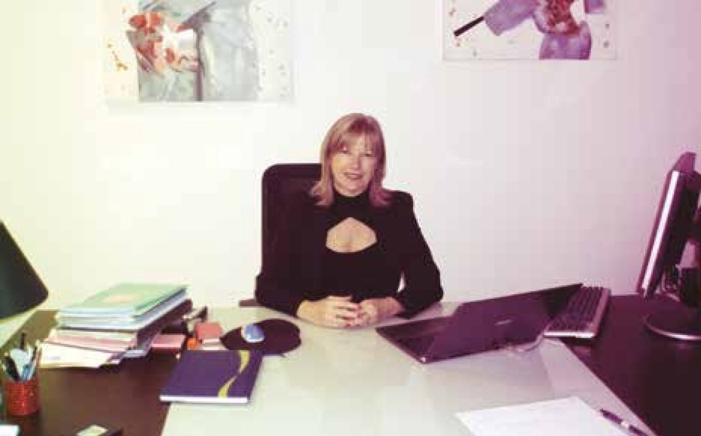 C'est dans son bureau, au sein de la pépinière d'entreprises du parc Gouraud à Soissons, que Sonia Soilly reçoit ses clients.