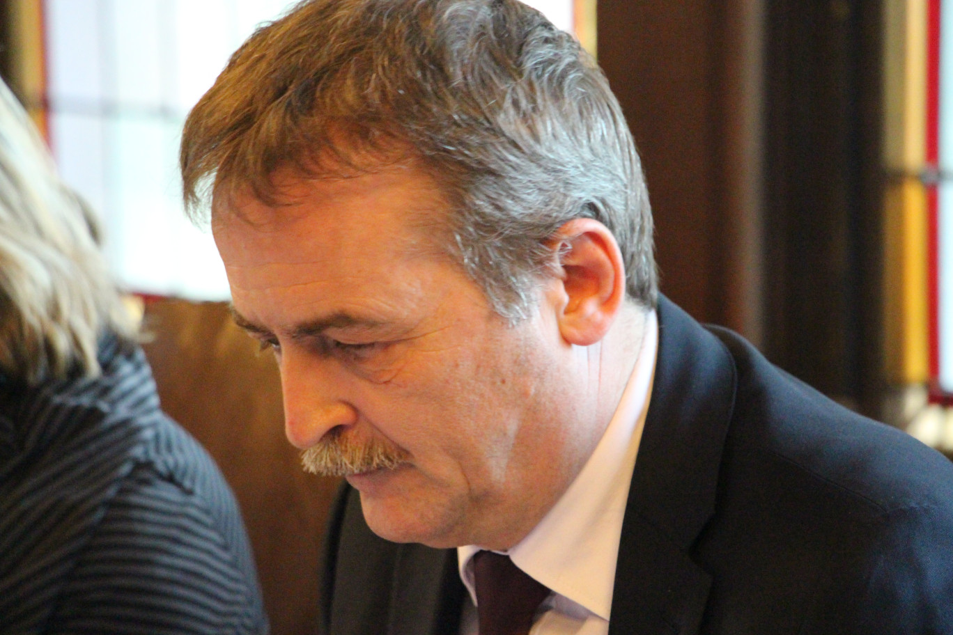 « Philippe Blet, président démissionnaire de l'agglomération du Calaisis ».