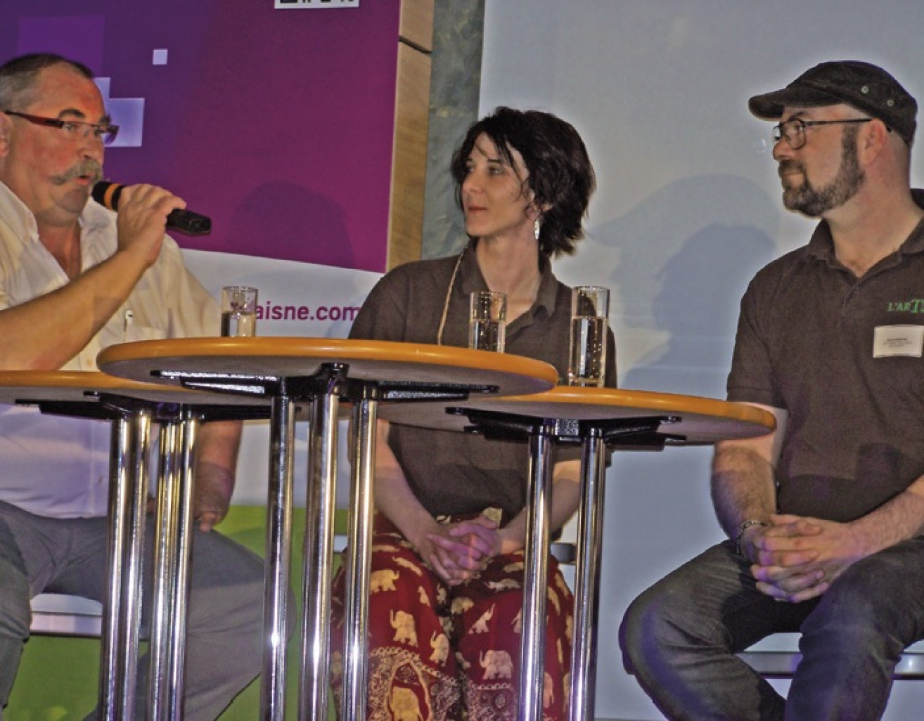 Nicolas Lanthiez, restaurateur, Elodie Courtin et David Greffiel, torréfacteurs, sont intervenus sur le volet : Jouer la carte de la différenciation.