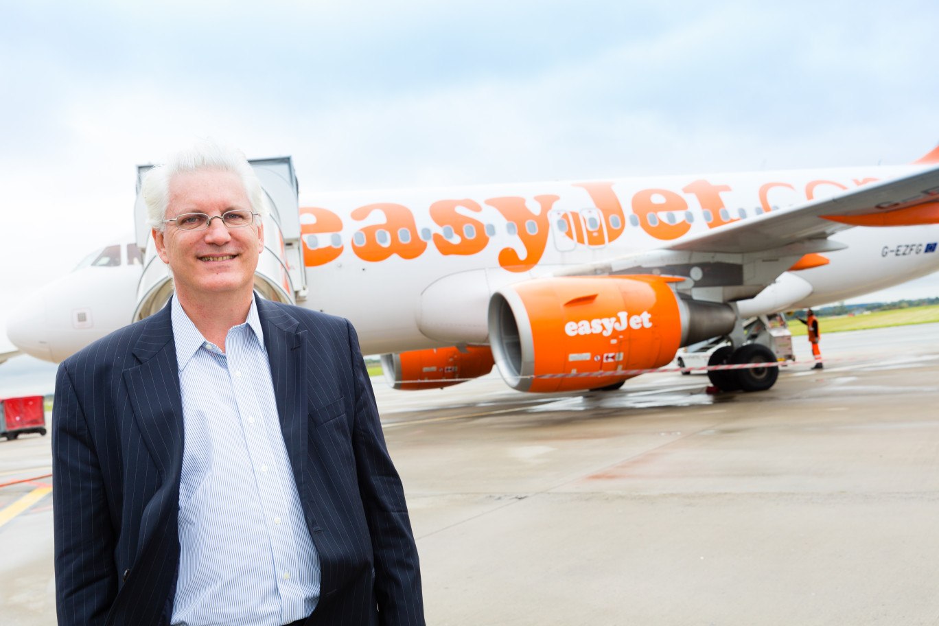 François Bacchetta, directeur général d'easyJet France poursuit son implantation à Lille.