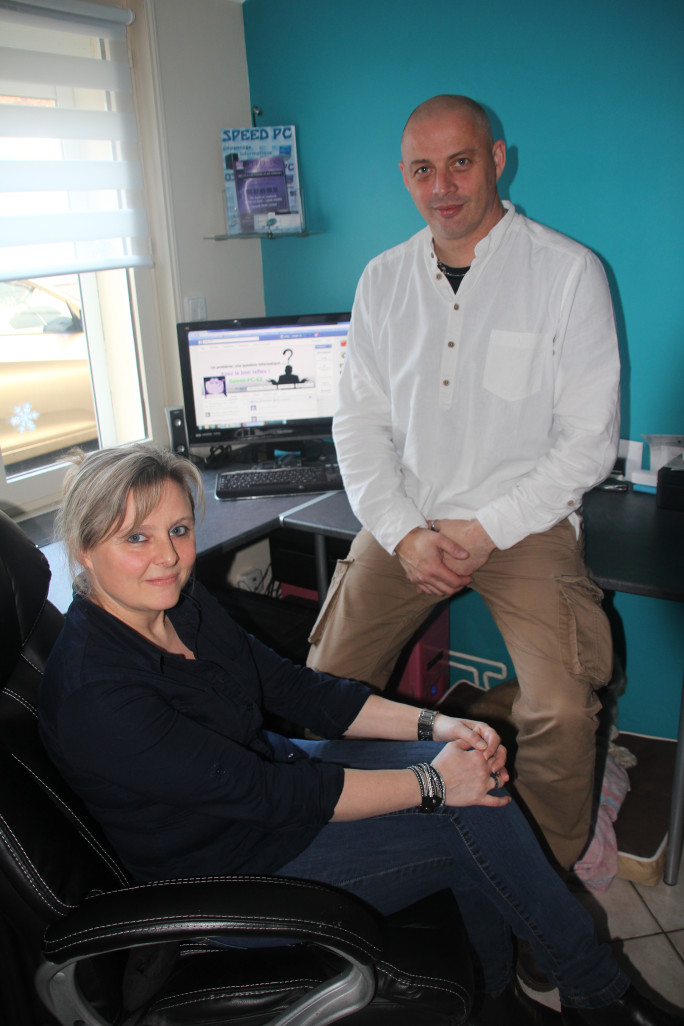 Isabelle et Guillaume Briffaut travaillent en parfaite harmonie afin de développer Speed-PC-62.