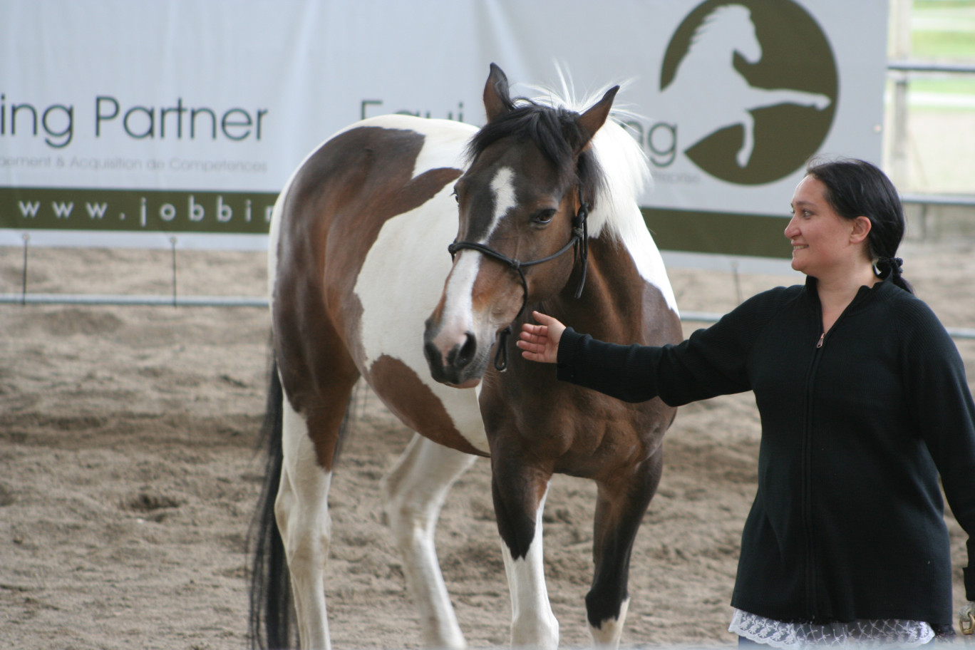 Le cheval ne se laisse pas berner par une attitude en demi-teinte, il agit comme un miroir par rapport à notre manière de faire.