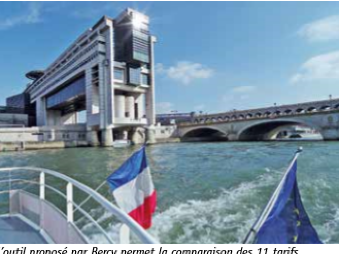 L’outil proposé par Bercy permet la comparaison des 11 tarifs bancaires les plus courants auprès d’environ 150 établissements, soit plus de 98% du marché.