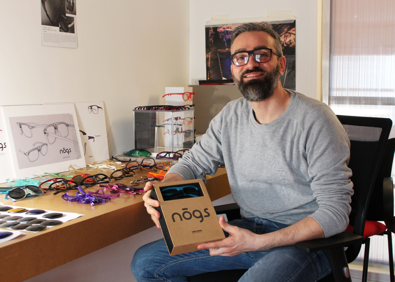 Laurent Albouy présente son coffret qui sera commercialisé dès cet été.