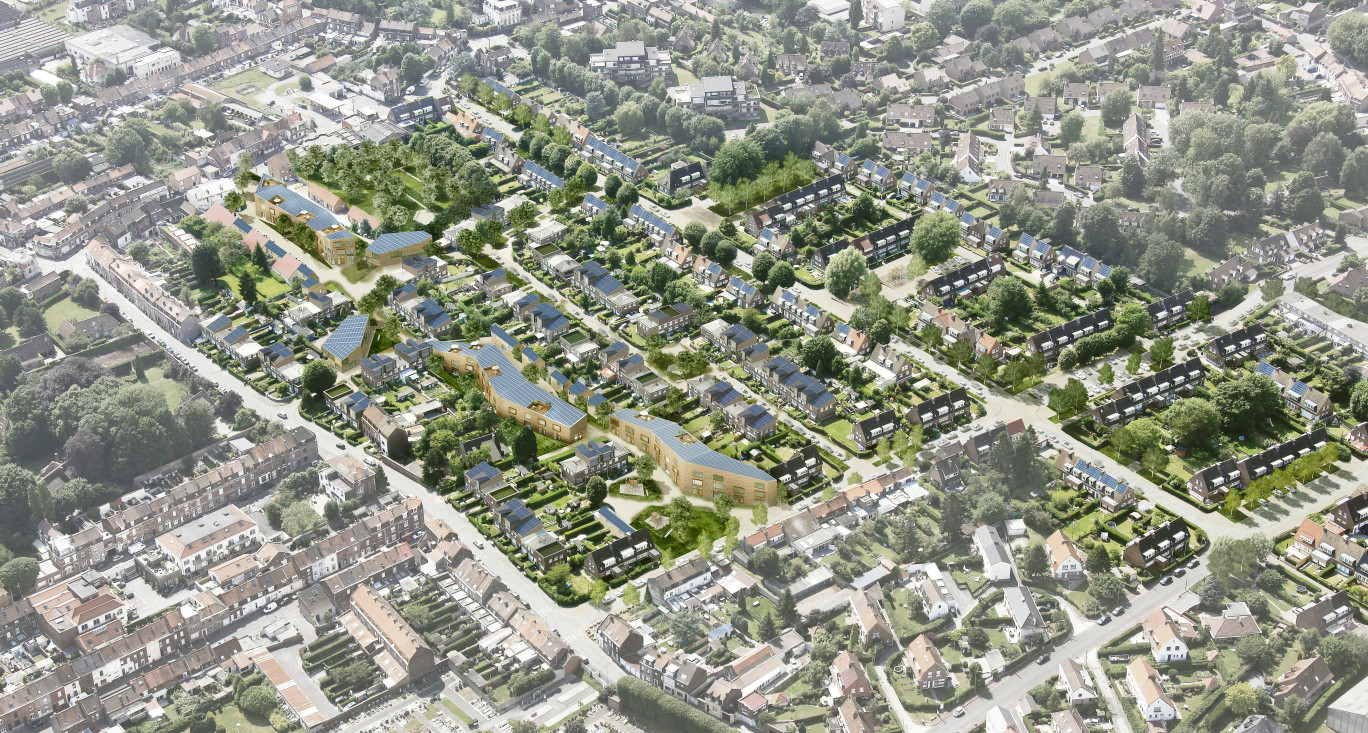 Une vue du quartier de l'Escalette une fois sa transformation achevée, à l'horizon 2024.
