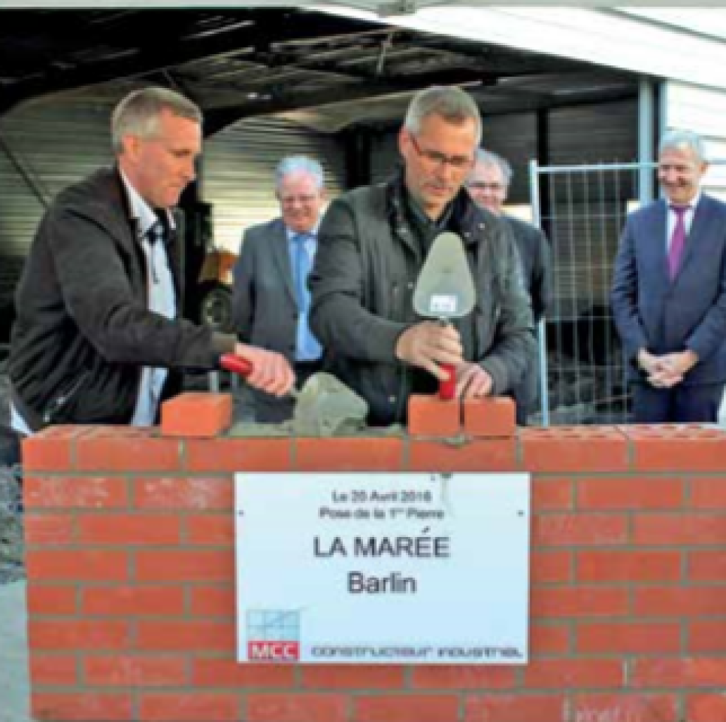 Les frères Annebicque ont amorcé le chantier dès mars dernier et ils veulent que l’aspect traiteur monte en puissance.